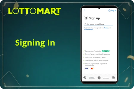 Lottomart signing in